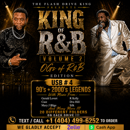 KING OF R&amp;B USB # 4 (90's + 2000's LEGENDS)