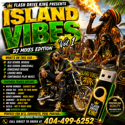 ISLAND VIBES - 20 DJ MIXES EDITION - REGGAE