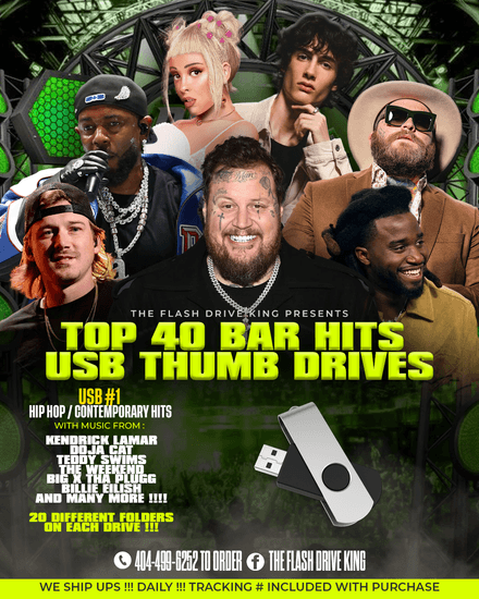 Top 40 Bar Hits USB # 1 (Hip Hop / Pop Hits )