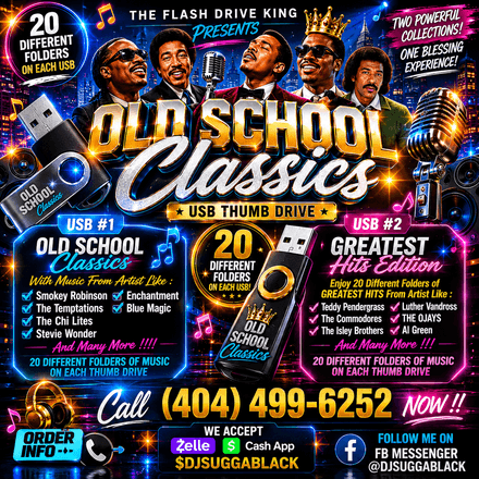 OLD SCHOOL CLASSICS USB # 2 ( GREATEST HITS EDITION ) 