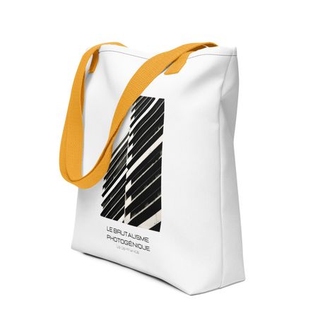 Le Brutalisme Photogénique I - Tote Bag with Black or Yellow Handles