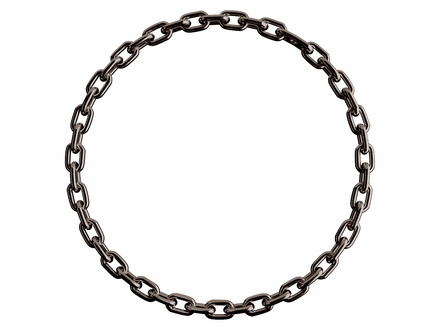 Gondola chain circular frame