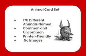 Animal Card Set