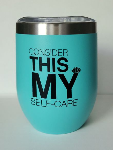 Wine and Coffee Tumbler Tiffany Blue