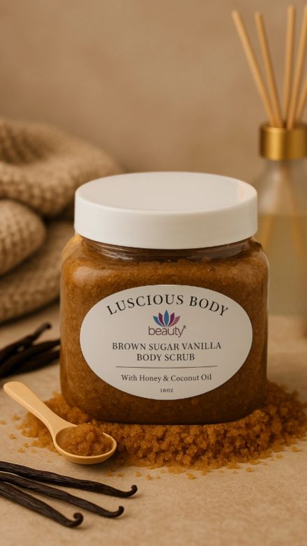 Luscious Body Brown Sugar Vanilla Body Scrub