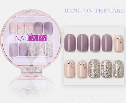 Icing On The Cake- Press on Nails with Jelly Adhesive