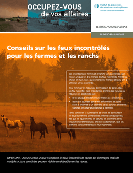 Conseils sur les feux incontrôlés pour les fermes et les ranchs