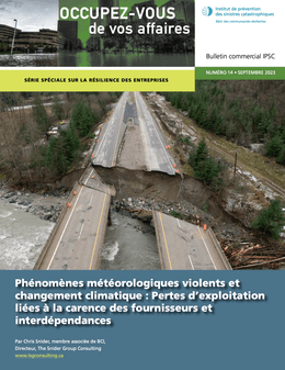 Pertes d’exploitation liées à la carence des fournisseurs et interdépendances