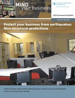 Protect your business from earthquakes: Non-structural protections