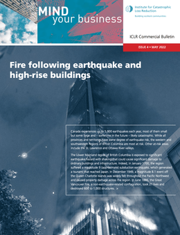 Fire following earthquake and high-rise buildings