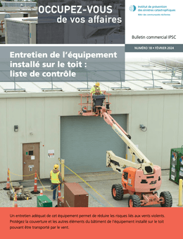 Entretien de l’équipement installé sur le toit : liste de contrôle