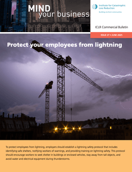 Protect your employees from lightning