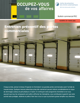 Entretien préventif des portes commerciales