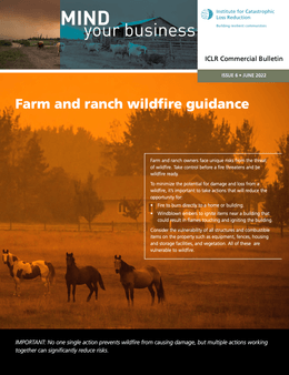 Farm and ranch wildfire guidance