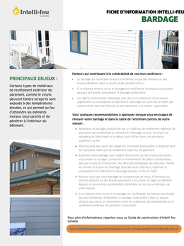 fiche d'information intelli-feu: bardage