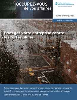Protégez votre entreprise contre les fortes pluies