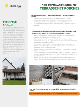 Fiche d'informations intelli-feu: terrasses et porches