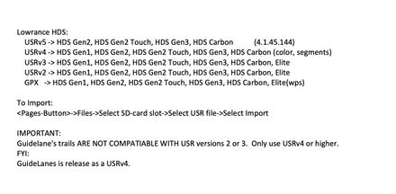 Lowrance Loading instructions