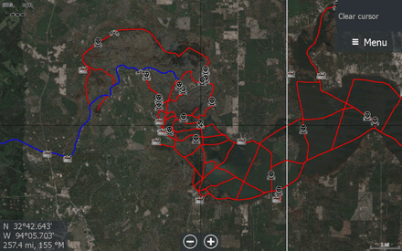 Lake Caddo-Lowrance AT5 Aerial Map-Digital Download