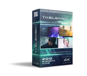 TriElement V1 (4K) - 200 Video Editing Transition Effects (FX)