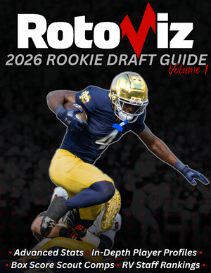 2026 RotoViz Rookie Draft Guide (3 Volumes - PDF Download)