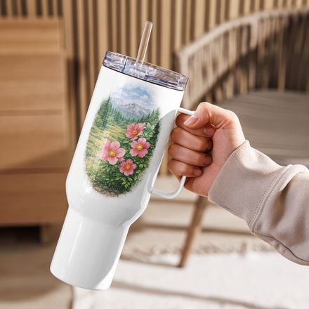 Wild Rose Travel Mug – Young Explorers Nature Series™