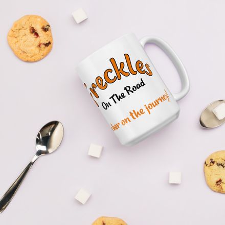 Freckles On The Road Mug – Join Her On The Journey