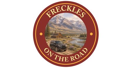 Freckles On The Road Collectible Badge Sticker – Wyoming Wide Quiet Wild