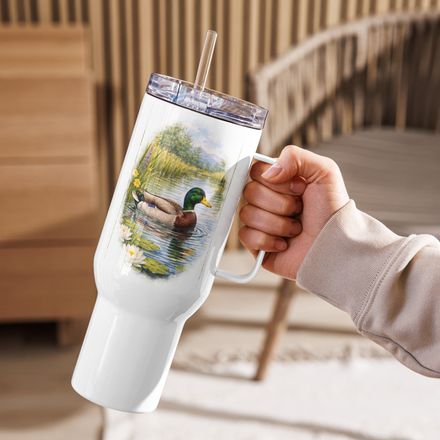 Young Explorers Nature Series™ Colorado Mallard Travel Mug –  Insulated Tumbler with Handle