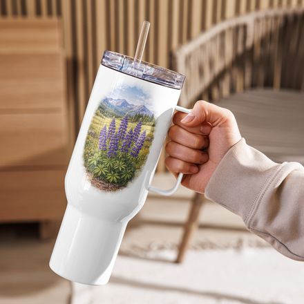 Beardtongue (Penstemon) Travel Mug – Young Explorers Nature Series™