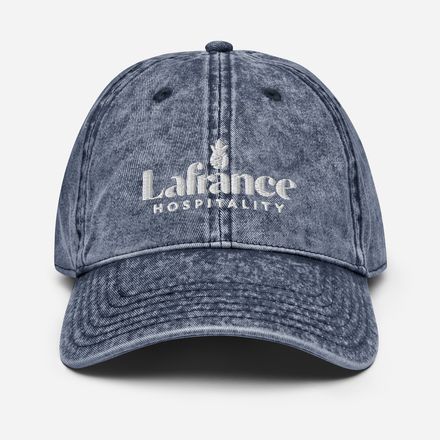 Vintage Cap - White Logo