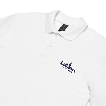 Unisex Pique Polo Shirt - Multiple Colors - Navy Logo