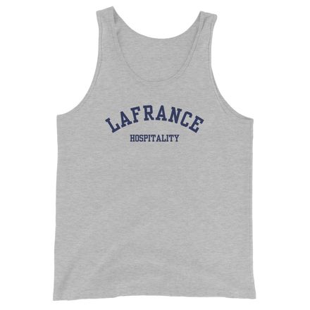 Unisex Staple Tank Top - Multiple Colors - Navy Logo