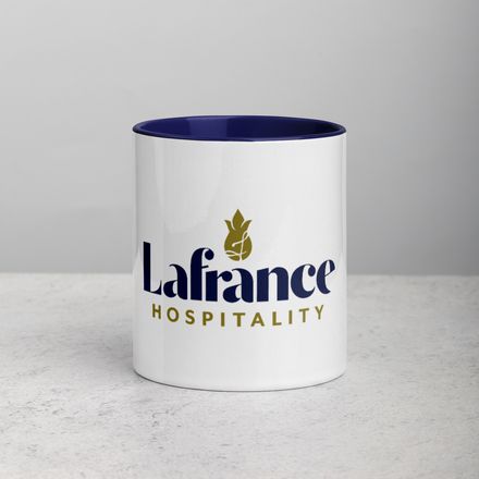 White Ceramic Mug with Color Inside - Multiple Colors