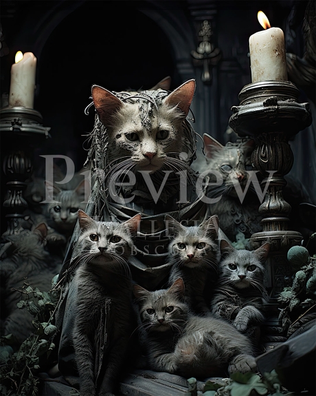 POSTER – TOMB KITTENS – #5