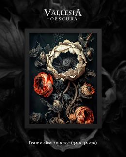 FRAMED PRINT – HELL FLOWERS – #3