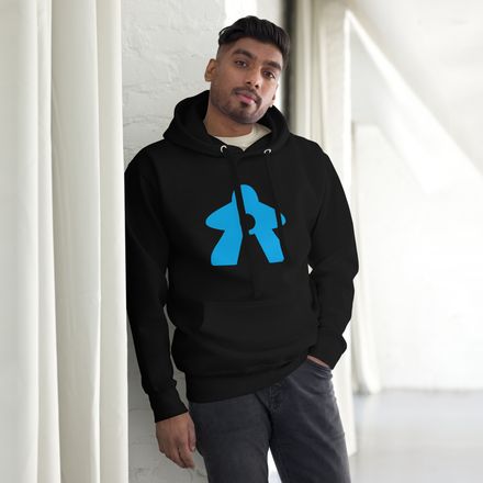Hoodie Spielabend Logo – CYAN