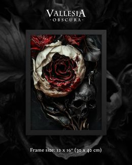 FRAMED PRINT – HELL FLOWERS – #6