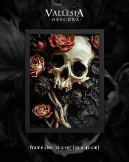 FRAMED PRINT – HELL FLOWERS – #7