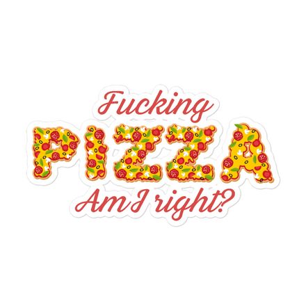 Pizza Sticker