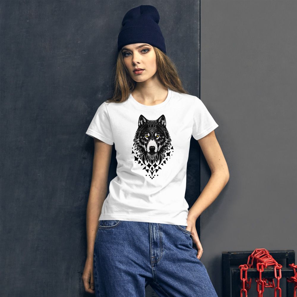 Wolf t shirt on sale hipster