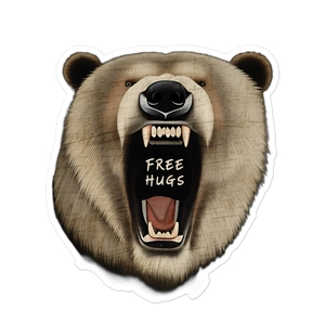 Bear Hug Sticker