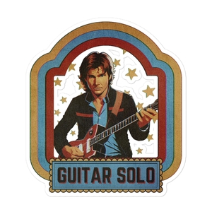 Guitar Solo Sticker