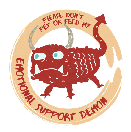 Emotional Support Demon Women&#x27;s Fitted