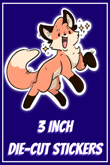 3 Inch Die Cut Stickers