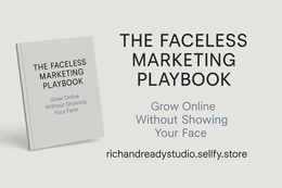 Faceless Marketing Playbook – Digital Growth Planner for Creators