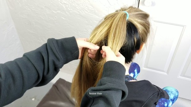 Nina Gym Fun Part 1 (Gets French Braid B 4 Gym)