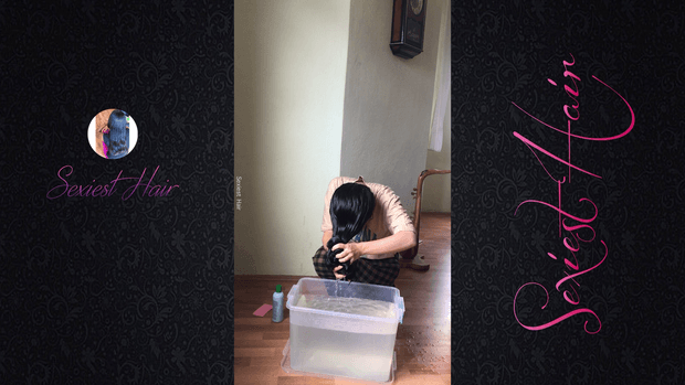Duygu Wet Hair Dunking
