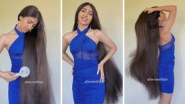Shanelii Blue Silk
