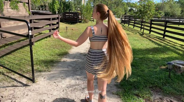Amber Ranch Return Pt 1 [3k Video before the hair cut]